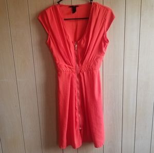 H&M short-sleeved red dress
